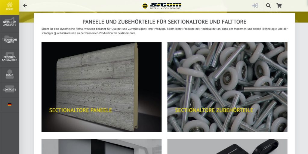 Willkommen Zukunft!
In diesem Jahr 2020, das bisher nur wenige Befriedigungen gebracht hat, haben wir in der Gruppo Breda Chiusure etwas Positives geschaffen: die neue Website von Sicom Sistemi e Componenti.
